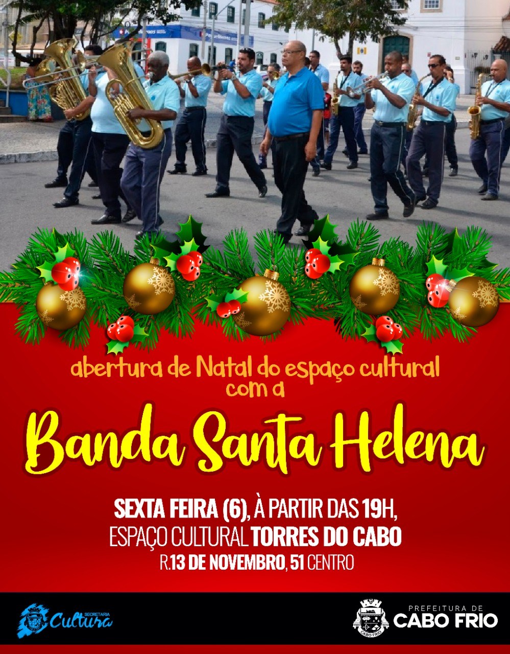 Evento em Cabo Frio, nesta sexta-feira, vai abrir as comemorações de Natal  na cidade - Jornal de Sábado