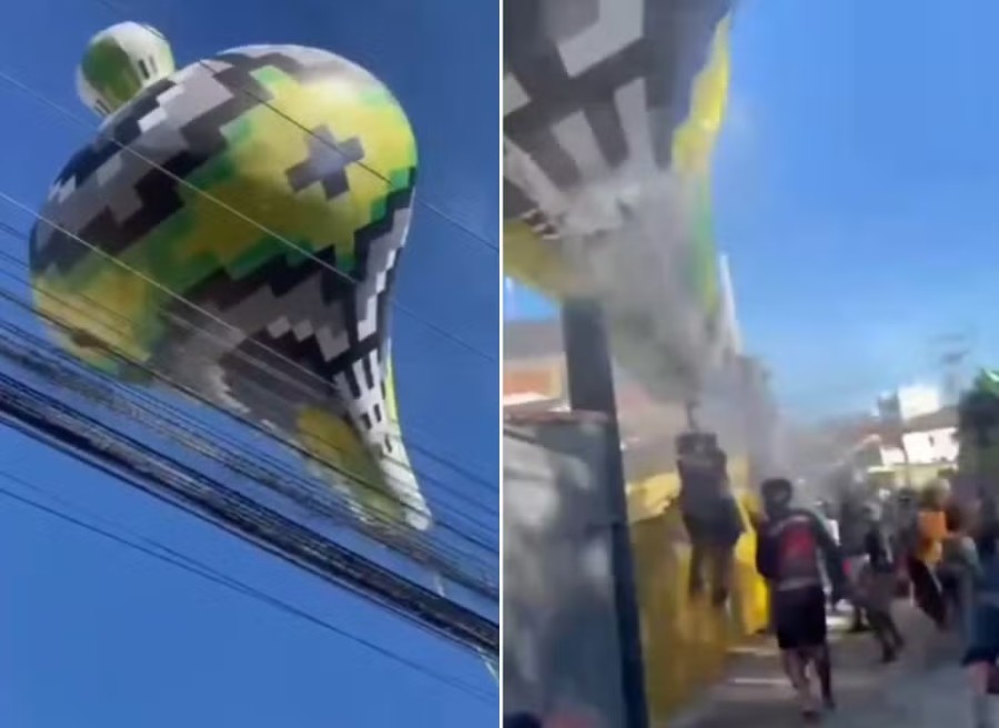Balões caem em Araruama, Búzios e Cabo Frio no domingo
