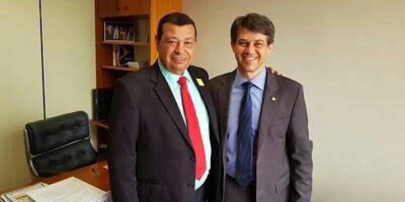Prefeito de Búzios, Henrique Gomes e o deputado federal, Alexandre Sefiotes
