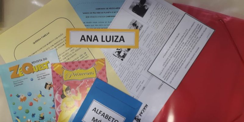 Alunos da Educação Infantil recebem kits pedagógicos