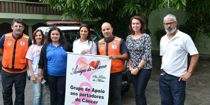 DEFESA CIVIL REALIZA ENTREGA DE ALIMENTOS AO GRUPO “AMIGAS DA MAMA”