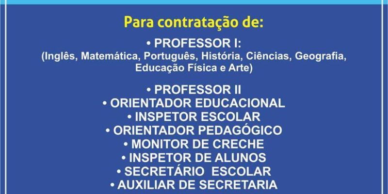 processo seletivo